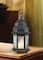10.25" Decorative Clear Glass Moroccan Style Hanging Candle Lantern